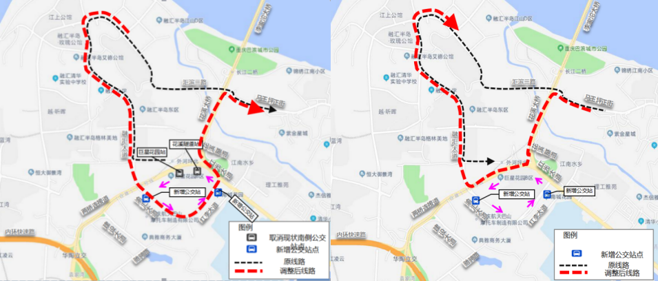 巴南融汇二桥即将封闭施工两年 交通路线调整信息量有点大「相关图片」