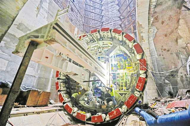 重慶市軌道交通首條穿江隧道加速建設(shè)(圖1)