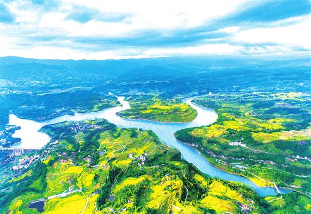 丰都河长引领筑屏障浩浩长江水清清