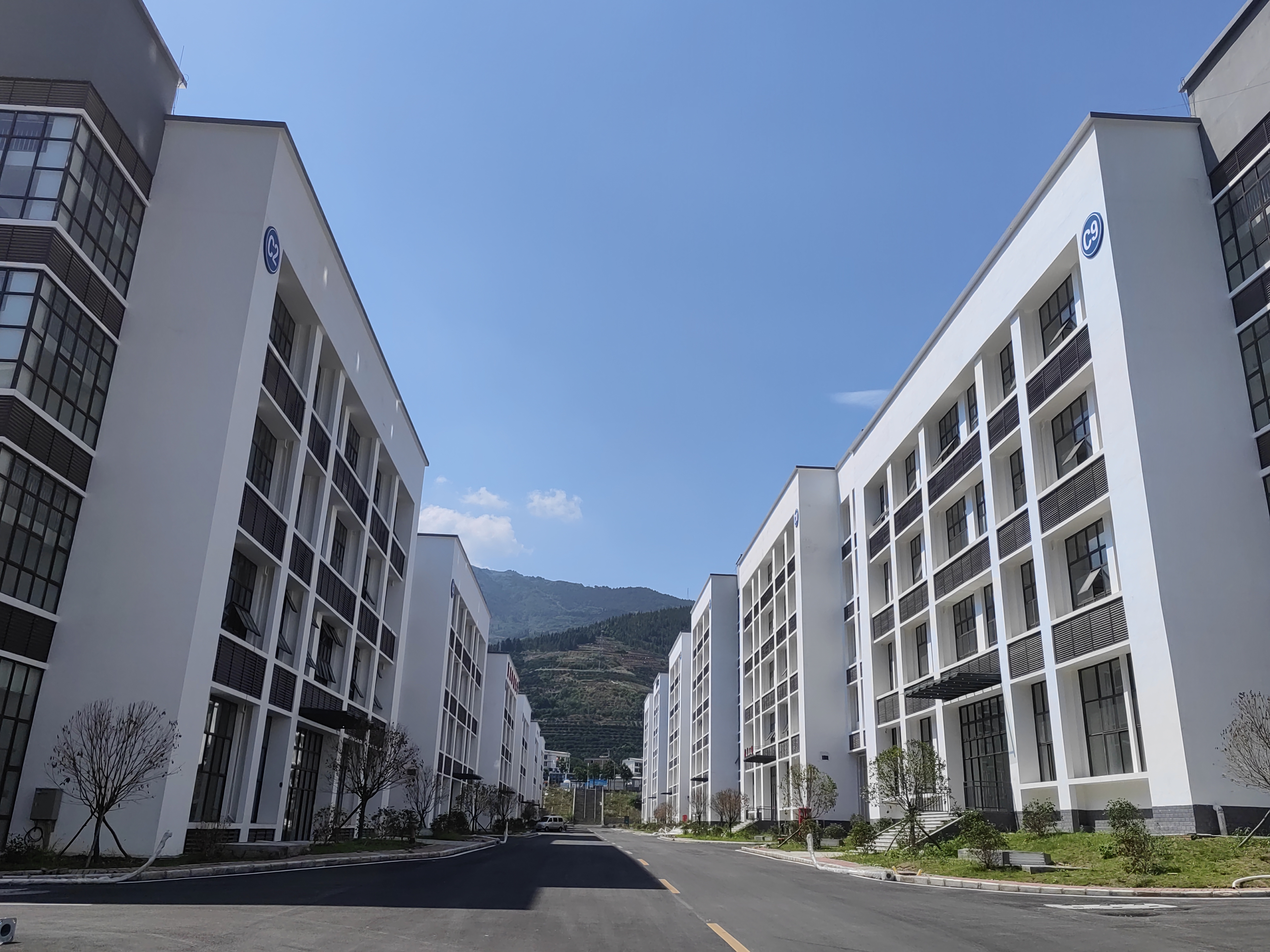 重庆奉节生态工业园区草堂组团标准厂房近景.jpg